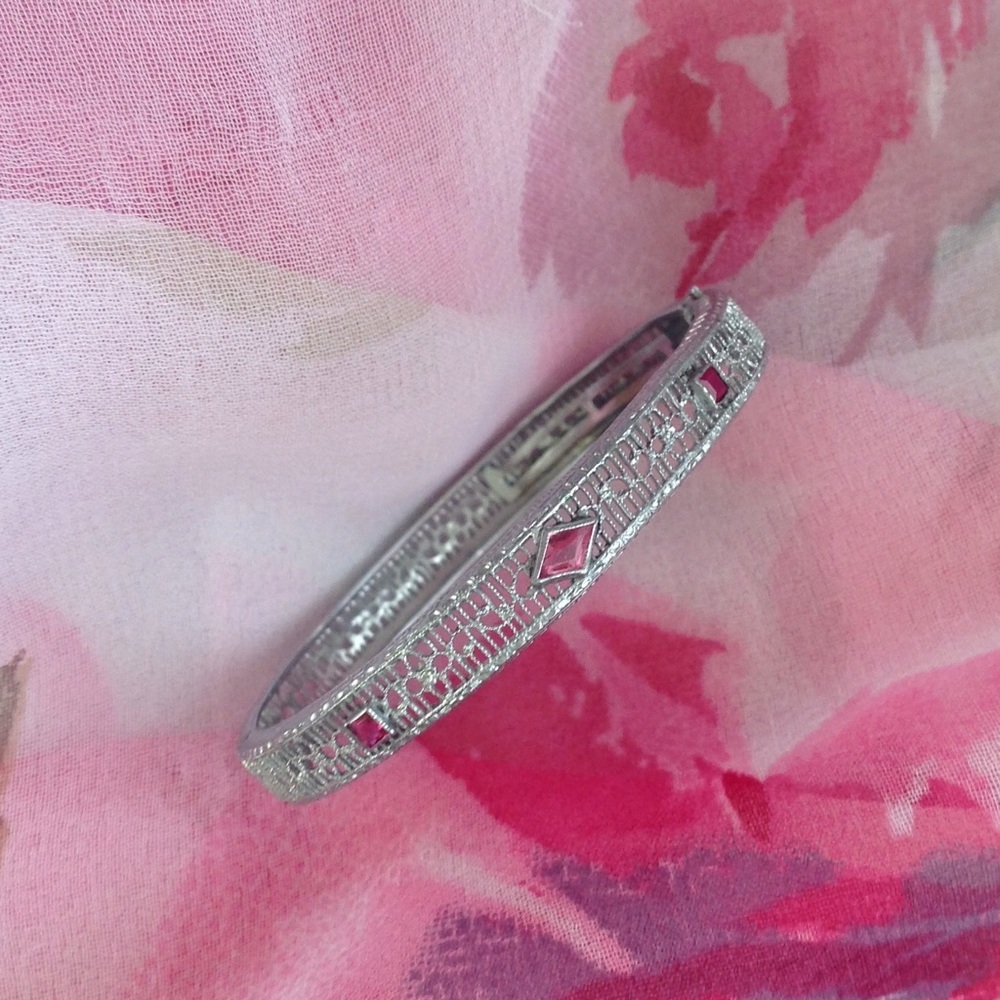 Child's Genuine Ruby Bangle Bracelet